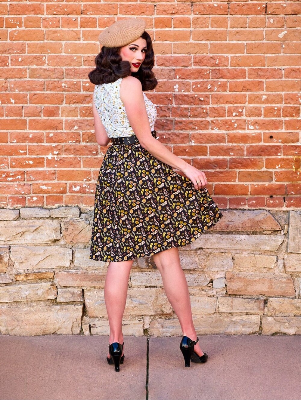 Retrolicious Snailing Along Twofer Dress size 1X Mushroom Nature Prints - Picture 14 of 14